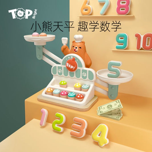 TopBright数学启蒙小熊天平称