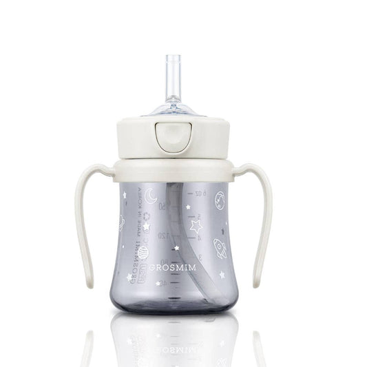 韩国Grosmimi Ppsu Straw Cup with Flip Top - 200ml