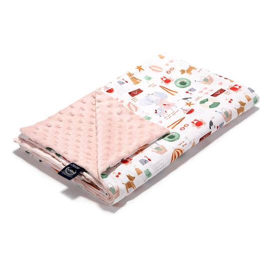 Medium Light Blanket - French Riviera Girl - Powder Pink